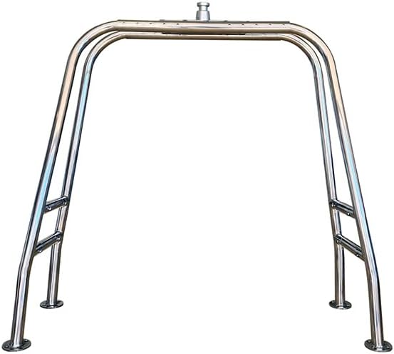 Origin Stainless Mini Tower, 43–60” Adjustable, Ski Tow Pylon & Wakeboard Tower, 304 Stainless Steel, Fits Pontoon Boats, Mount Kit Included