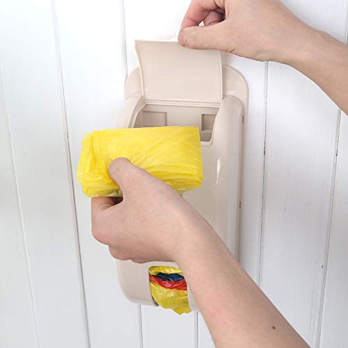 Bolsa de plástico Blusea montada na parede, caixa de armazenamento de lixo, caixa de capa de sapatos