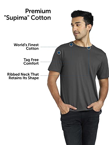 Image of XYXX Men's Solid Regular Fit T-Shirt