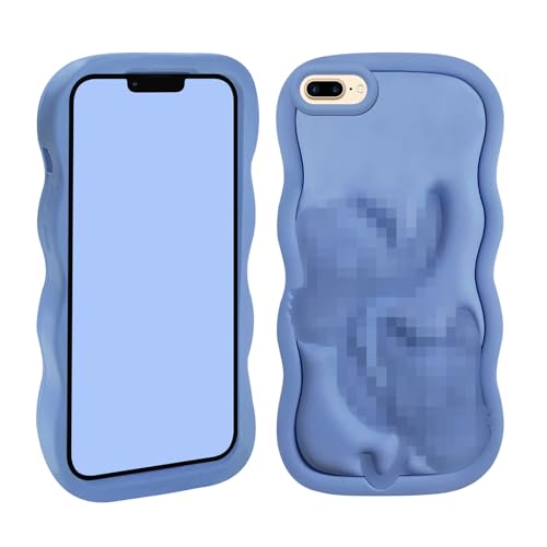 Compatible With iPhone 6 Plus/6S Plus/7 Plus/8 Plus Case Cover, 3D Soft Silicone Cool Funny Cute Shockproof Charging Protective Covers Cases Skins Shell for iPhone 6 Plus/6S Plus/7 Plus/8 Plus