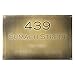 Custom Antiqued Brass Plaque | Laser Engraved House Sign | Commemorative Plaque with Antique Patina Finish (6X4 inches)