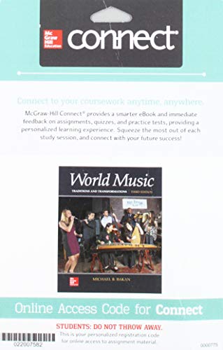 Connect Access Card for World Music: Traditions and Transformations