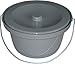 Produktbild Pflegehome24® Toilettenstuhleimer universal, Grau, Geruchsverschluß - Toiletteneimer