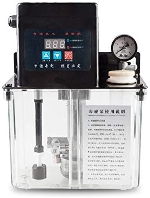 TOPCHANCES 220V 2 Electric Automatic Injection Molding Machine Gear Lubrication Oil Pump for Lubrication System/CNC Machine