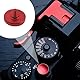 Briny River Kamera Blitzschuh Daumenauflage Handgriff mit Konkavem Auslöser Kompatibel mit Fujifilm XT50 XT5 XT4 XT3 XT30 XT2 XT20 XT10 Digitalkamera Rot