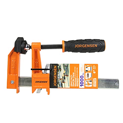 Jorgensen Pony Braçadeira De Barra De Aço Resistente 3706-Hd Laranja 15 24 Cm (6')