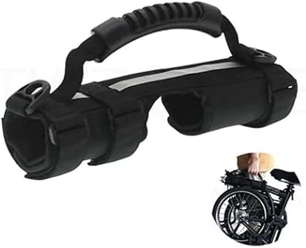 for Brompton Bike Carry Handle Travel Handgrip Folding Bike in Black