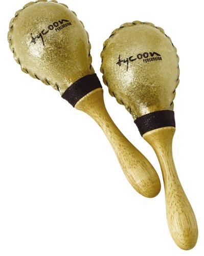 Tycoon Percussion pequeñas Rawhide Maracas