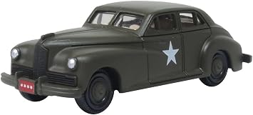 Oxford 1/87 HO 87PC42002 Packard Clipper Touring Sedan 1942 Army Staff Car Coming Soon