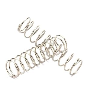 FBANULPEX Edelstahl Druckfedern, 10 Stück
