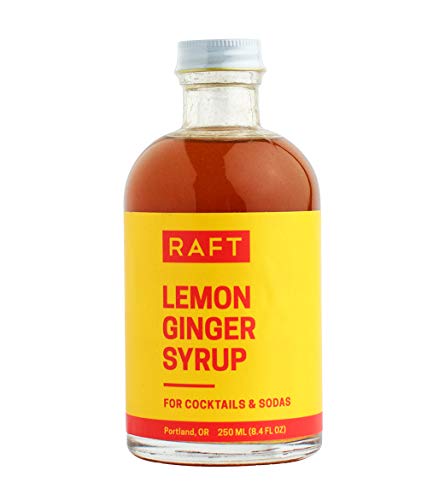 RAFT Lemon Ginger Syrup for Cocktails and Sodas, 250ml