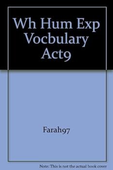 Hardcover Wh Hum Exp Vocbulary Act9 Book