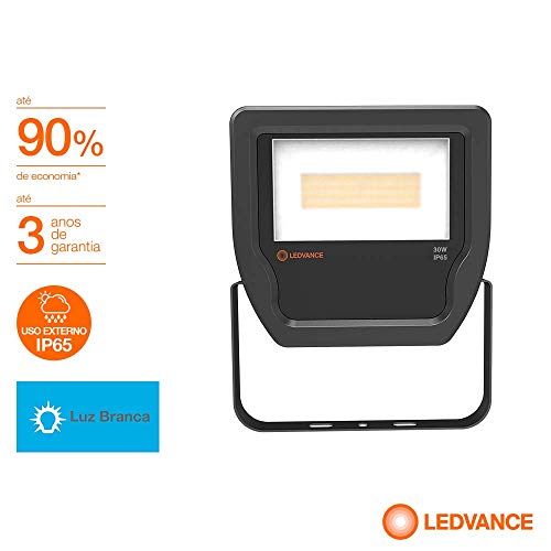 Refletor Led Ledvance, 30w Preto