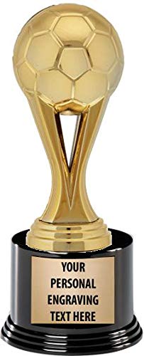 Crown Awards Soccer Trophies Custom Engraving, 7.25