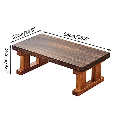 Table basse tatami zen pliante table de méditation rétro - 2