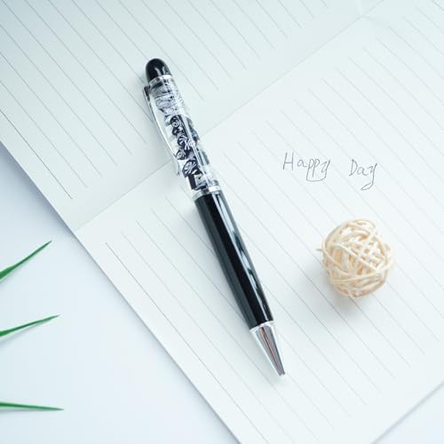 Image of Poison Skull Funny Pens Cute Floater Floating Liquid Writing Journaling Office Pen Unique Gift For Women Men