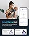 RENPHO Bluetooth Body Fat Scale, Digital Weight Scale Bathroom Smart Body Composition Analyzer Wireless BMI Compact Scale Health Monitor with Smartphone APP, 396 lbs