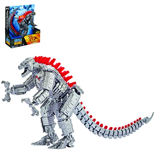 MonsterVerse Godzilla vs. Kong: Sammelbares 7-Zoll-Deluxe-Mechagodzilla-Artikulationsfigurenset, hochdetailliert und kunstvoll modelliert, mit Kampfgebrüll-Sounds, geeignet für Kinder ab 4 Jahren+