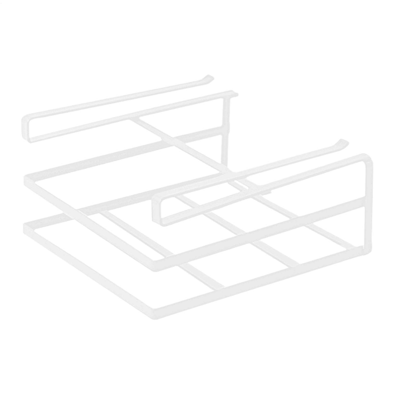 Schneidebrett-Organizer, Ständer, Halter – weißer Küchen-Kochgeschirr-Organizer | Backblech und Schneidebrett-Gestell | Pfannenaufbewahrung Küchenschrank-Organizer | Schrank-Organizer |