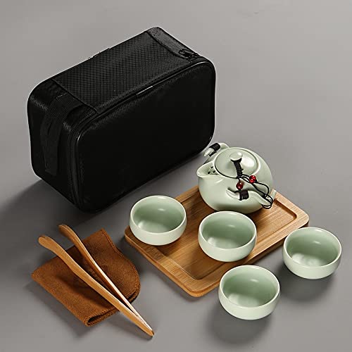 Kung-Fu-Reisetee-Set Aus Keramikporzellan