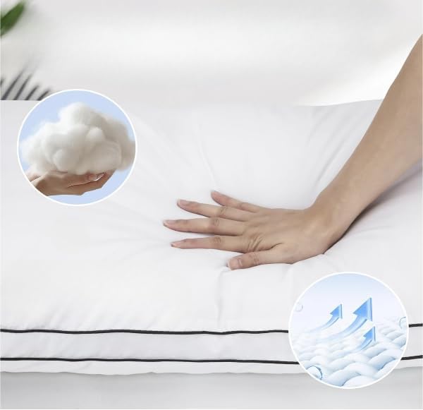 Set 2 Almohadas de Microfibra Tamaño Queen miniatura 3