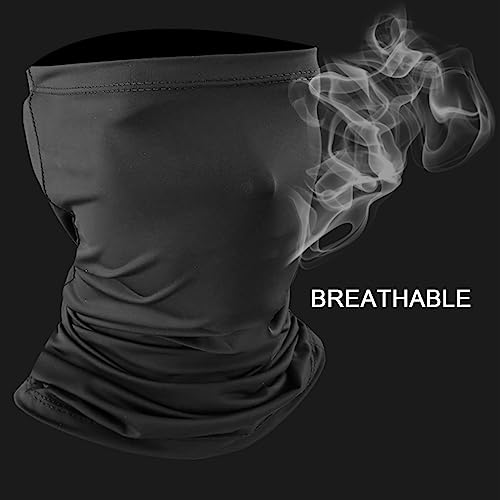 Image of UV Protection Cooling Neck Gaiter Face Mask Scarf for Men - Windproof Neck Cover Bandana Neck Warmer Mask
