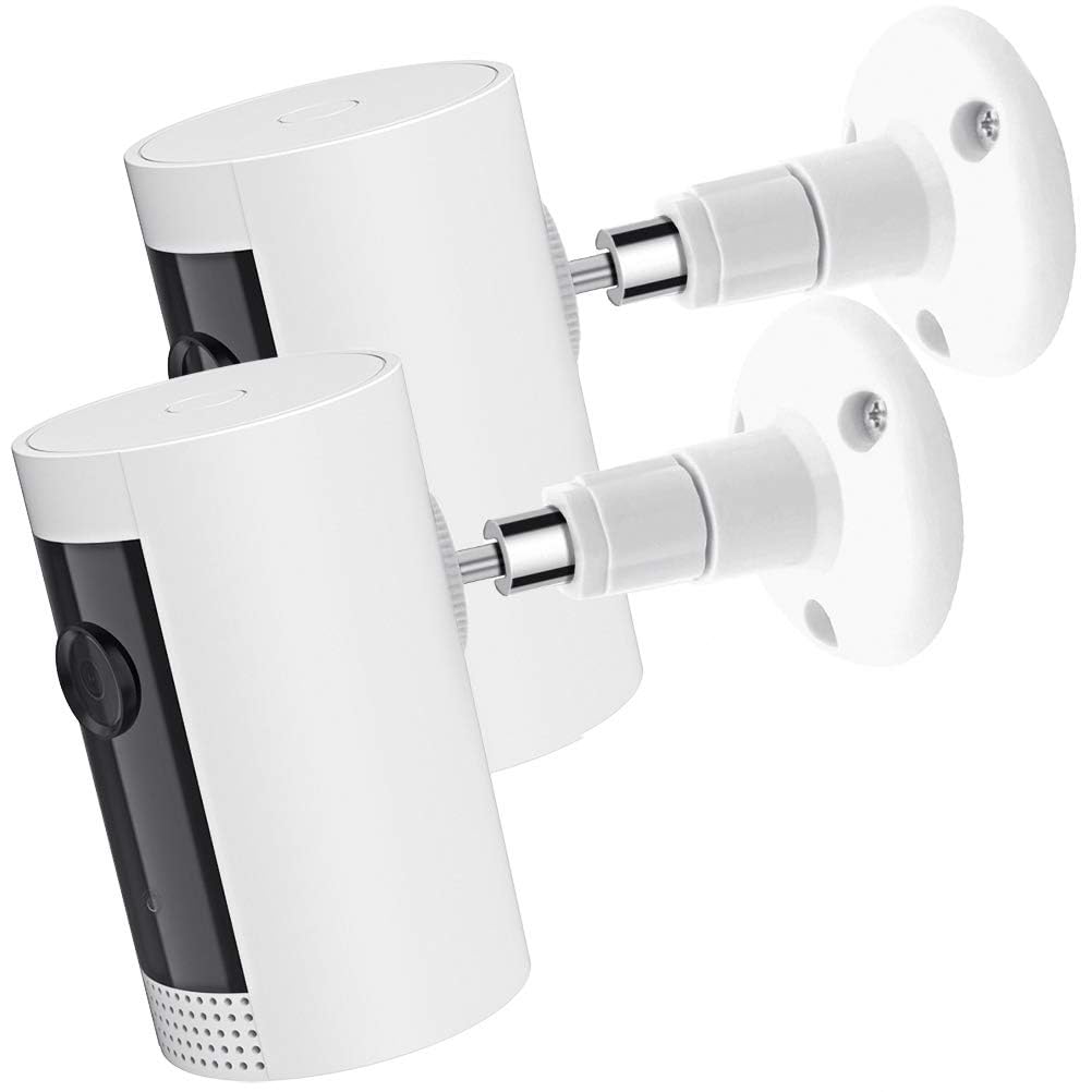 2Pack Ring Camera Mount, Compatible with Ring Stick Up Cam Battery/Plug-in/Camera Pro Battery/ Indoor Cam (1st Gen), 360 Degree Adjustable Mount Bracket for Ring Cameras Outdoor