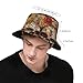Sugar Skulls Butterfly Print Fashion Unisex Bucket Hat Wide Brim Sun Protection Foldable Double Sided Printed Sun Hat Black
