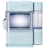 GE Profile Opal Ultra Countertop Nugget Ice Maker, 1 Gallon XL Side Tank, 38 lbs/Day, Nugget Pellet Ice Machine, Scoop Included, WiFi Smart Connected, Moonstone Blue