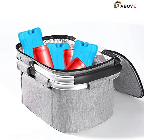 1ABOVE FREEZER BLOCKS FAMILY PACK FOR COOL BOX BAGS REUSABLE LONG LASTING KEEPS FOOD AND DRINKS COOL LUNCH BOXES OUTDOOR BEACH PICNIC CAMPING