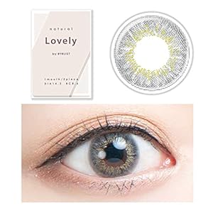 ナチュラル ラブリー バイ アイリスト 1ヶ月 マンスリー【1箱2枚入】カラコン 14.2mm natural Lovely by eyelist 1month