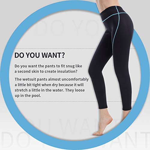image for GoldFin Women's Wetsuit Pants, 2mm Surfing Leggings Keep Warm for Divi