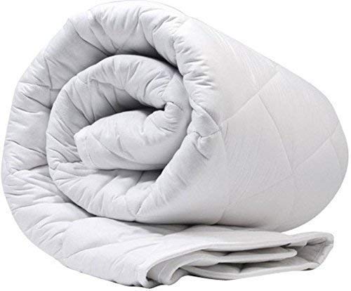 LushHavenDecor Cotton Waterproof Double Bed White Mattress Protector-image-39