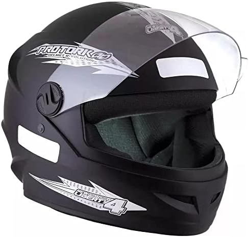 CAPACETE FECHADO PRO TORK NEW LIBERTY 4 SOLID PRETO FOSCO TAM. 58