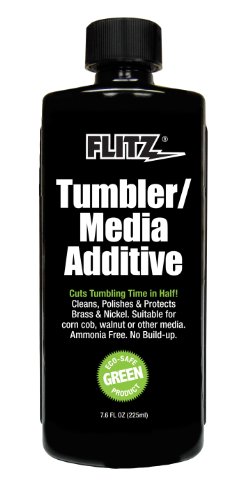 Flitz TA 04885 Green Tumbler Media Additive, 7.6 oz. Bottle