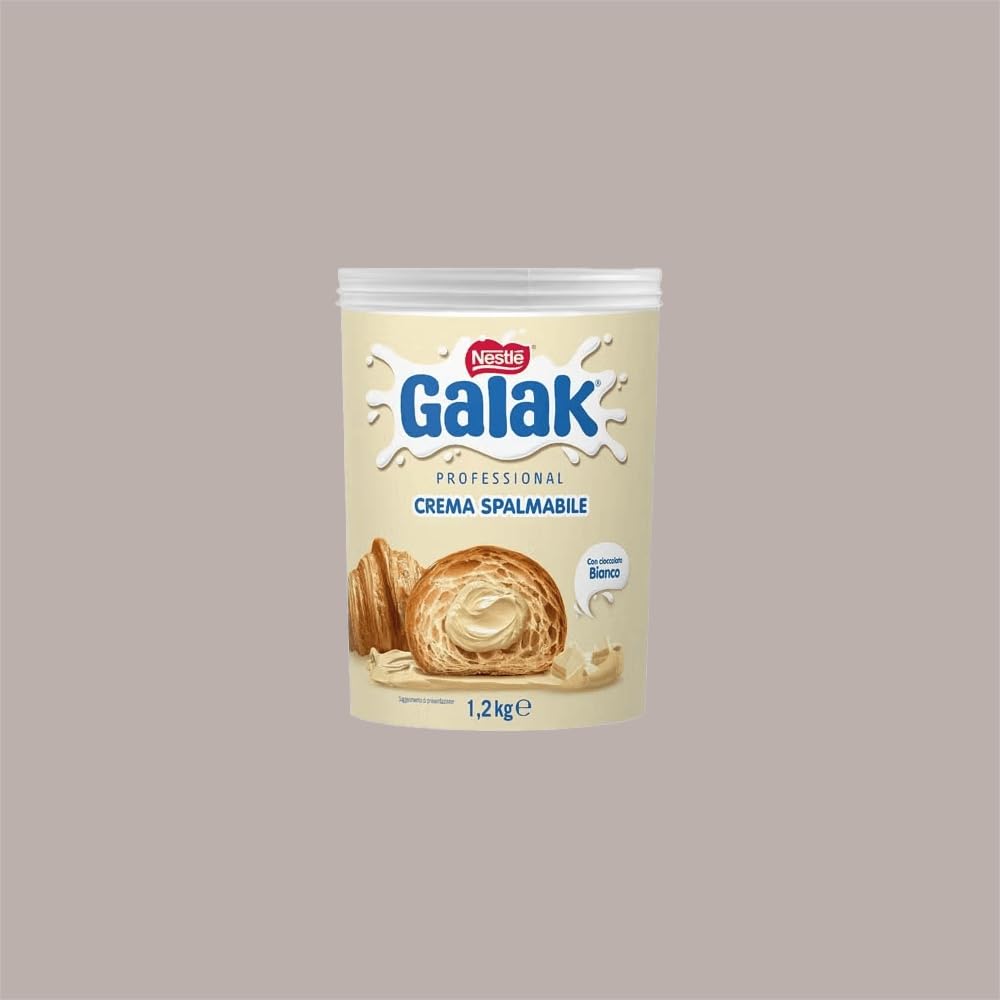Lucgel Crema Spalmabile Anidra Cioccolato Bianco Galak - 1,2 Kg -
