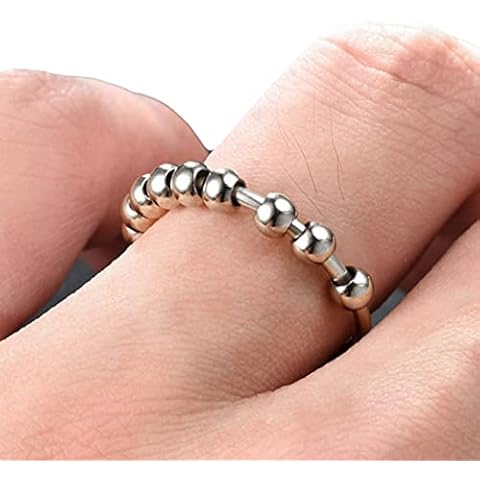 YTGER Anxiety for Women | Simple Fashionable Anxiety for Women Men,Cool Stylish Versatile Anxiety Mood with 10 Beads Cover