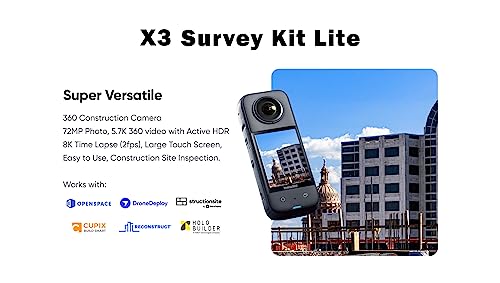Ficha técnica Insta360 X3 Kit de encuesta de cámara de acción de 360 Grados que incluye Palo Selfie Invisible, trípode y 64 GB - Fernando Cortés Ficha técnica Insta360 X3 Kit de encuesta de cámara de acción de 360 Grados que incluye Palo Selfie Invisible, trípode y 64 GB - Fernando Cortés