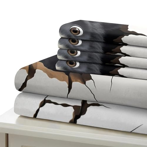 Parure de lit microfbre 3D créatures mignonnes king 220x240cm