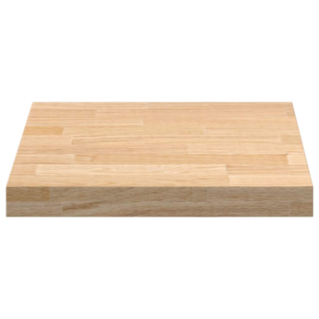 Plan de travail de cuisine bois de chêne massif rectangulaire 40 x 63,5 x 4 cm surface robuste plateau table comptoir bureau repas salon salle à manger terrasse
