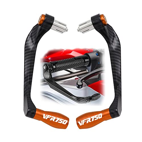 Protège-mains moto pour Honda VFR 750 guidon 22mm orange