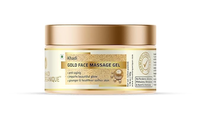 Image of Khadi Organique Gold Face Massage Gel (Pack Of 2)