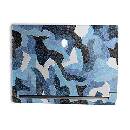 MightySkins Glossy Glitter Skin Compatible With Alienware M15 R7 (2022) Full Wrap Kit - Sky Camouflage | Protective, Durable High-Gloss Glitter Finish | Easy To Apply & Change Styles | Made in the USA