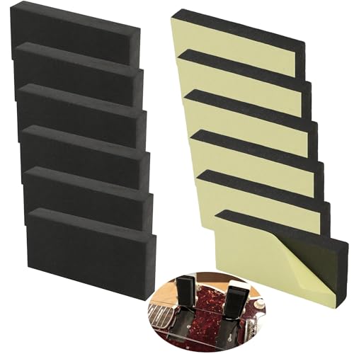 Yudylg 12-Pack 10mm Thick EVA Foam Adjustment Pads for Jazzmaster Pickups - 70x30x10mm Self-Adhesive...