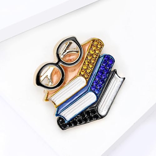 Image of Book Brooches and Pins for Women Teachers Day Gift Fashion Accessories