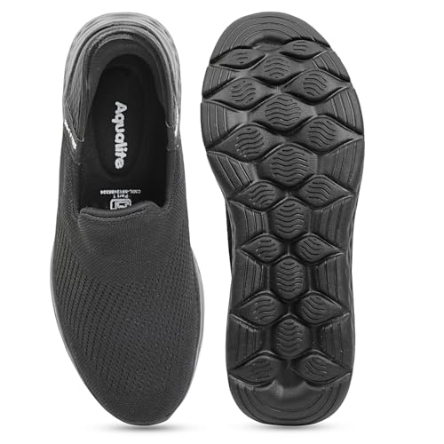 Image of Aqualite Casual Shoes for Men | Lightweight Breathable Shoes for Man Casual | Comfortable Mens Casual Shoes | Stylish Mesh Slip-On Men Casual Shoes with Foam & EVA Sole Size 6-10-