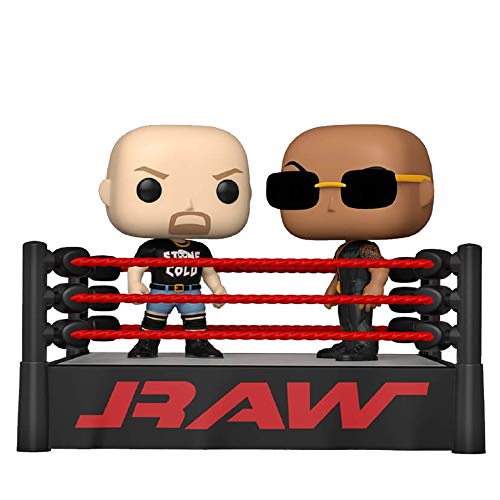 Funko Pop! Moment: WWE – Dwayne The Rock Johnson – The Rock Vs Stone Cold in Wrestling Ring 3/18 – Figurine en Vinyle à Collectionner – Idée de Cadeau – Produits Officiels – Sports Fans - Les Beatles, Paul McCartney, John Lennon, RIngo Starr, George Harrison Funko Pop! Moment: WWE - Dwayne The Rock Johnson - The Rock Vs Stone Cold in Wrestling Ring 3/18 - Figurine en Vinyle à Collectionner - Idée de Cadeau - Produits Officiels - Sports Fans – Image 3