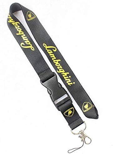 Black and Yellow Lanyard for Lamborghini