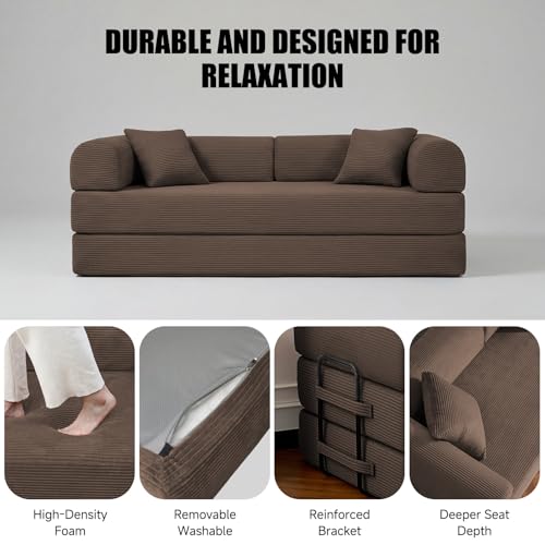 Luxury Velvet Sofa Bed Convertible