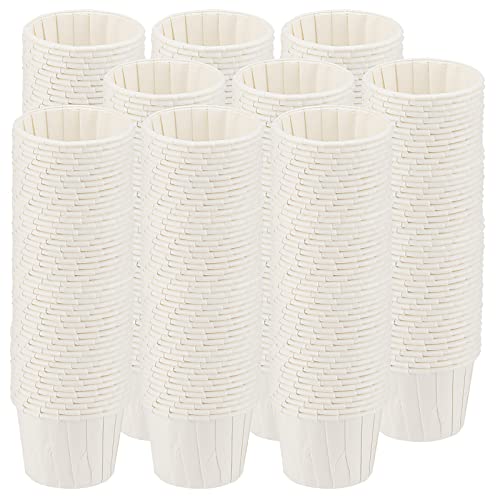 SINJEUN 1000 Pack 2 oz Paper Souffle Portion Cups, Disposable